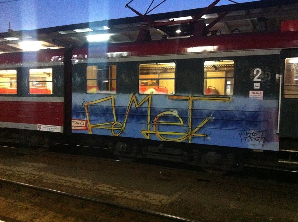 Graffiti Train - Photo by polandtrains