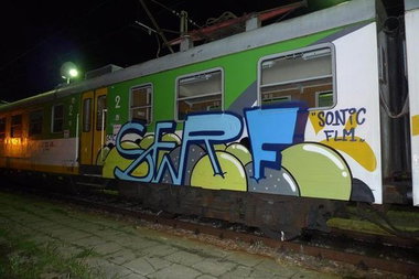 Graffiti Train - Photo by polandtrains