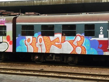 Graffiti Train - Photo by polandtrains