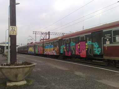 Graffiti Train - Photo by polandtrains