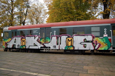 Graffiti Train - Photo by polandtrains