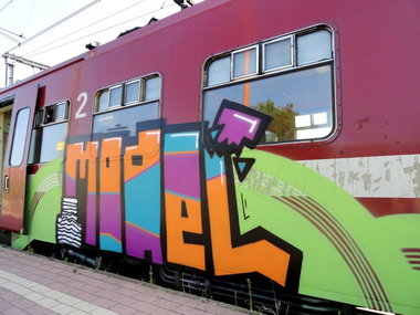 Graffiti Train - Photo by polandtrains