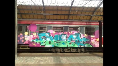 Graffiti Train - Photo by polandtrains