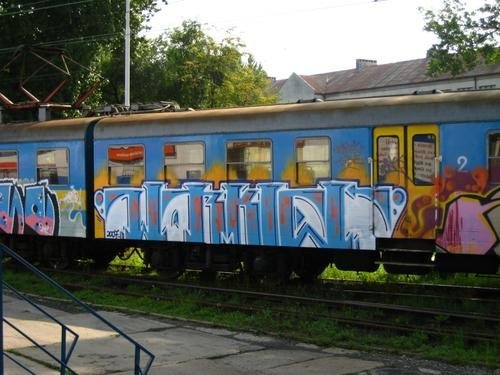 Graffiti Wall - Photo by polandtrains