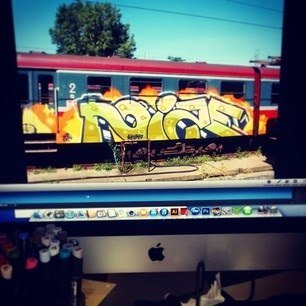 Graffiti Train - Photo by polandtrains