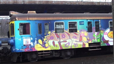 Graffiti Train - Photo by polandtrains