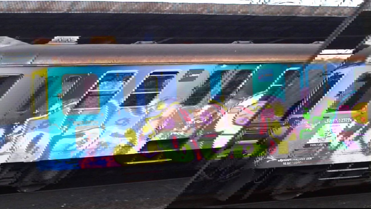 Graffiti Train - Photo by polandtrains