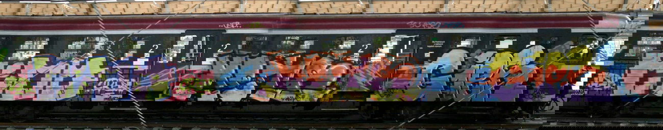 Graffiti Train - Photo by polandtrains