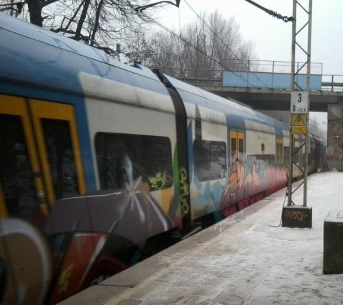 Graffiti Train - Photo by polandtrains