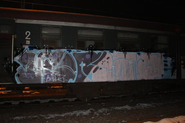 Graffiti Train - Photo by polandtrains