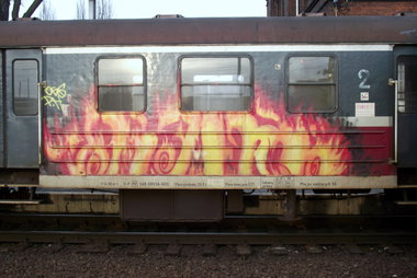 Graffiti Train - Photo by polandtrains