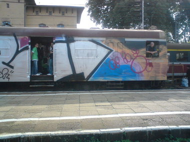 Graffiti Train - Photo by polandtrains