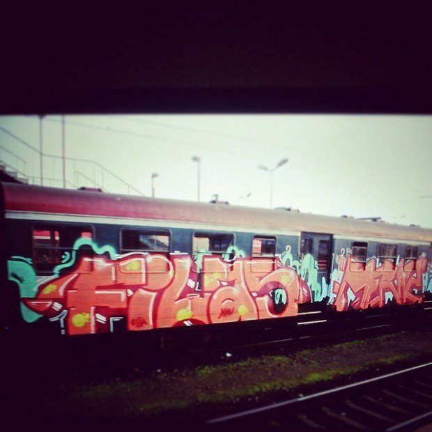 Graffiti Wall - Photo by polandtrains
