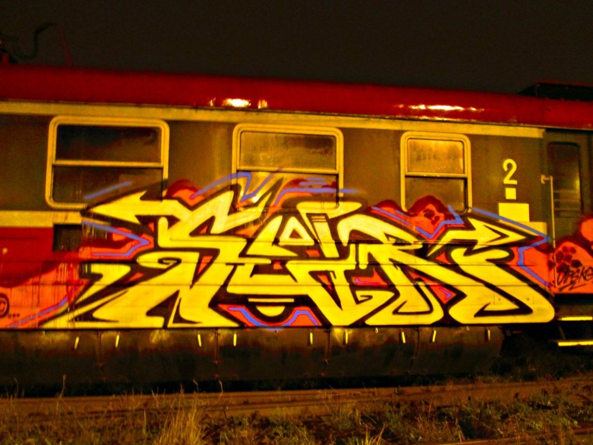 Graffiti Train - Photo by polandtrains