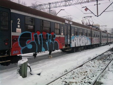 Graffiti Train - Photo by polandtrains