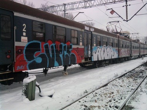 Graffiti Train - Photo by polandtrains