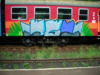 Graffiti Train - Photo by polandtrains
