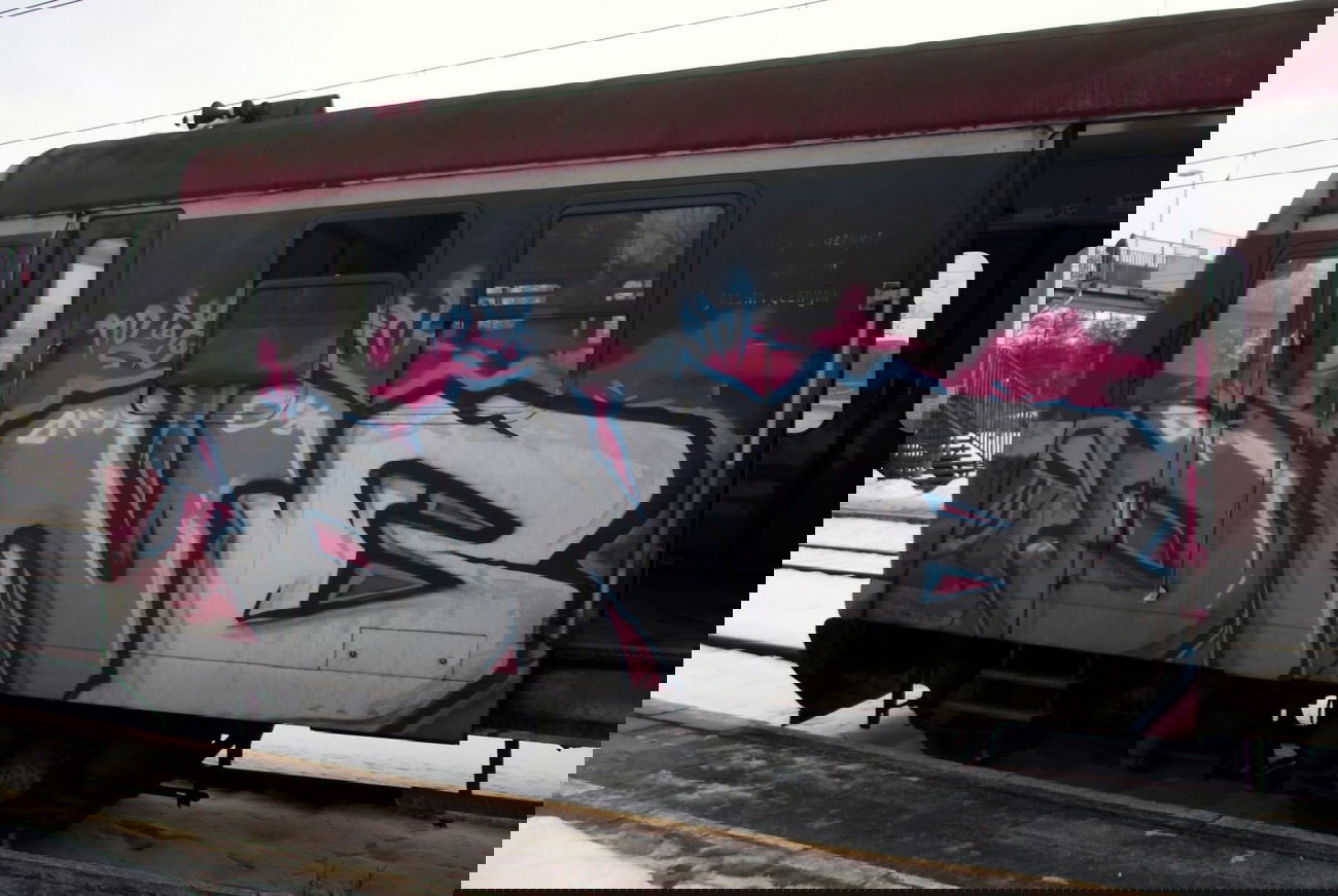 Graffiti Train - Photo by polandtrains