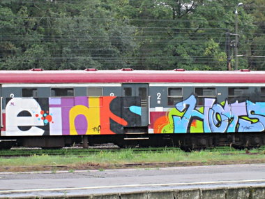 Graffiti Train - Photo by polandtrains