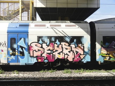 Graffiti Train - Photo by polandtrains