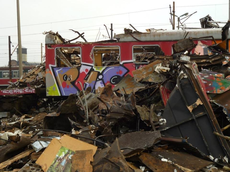 Graffiti Train - Photo by polandtrains