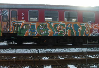 Graffiti Train - Photo by polandtrains