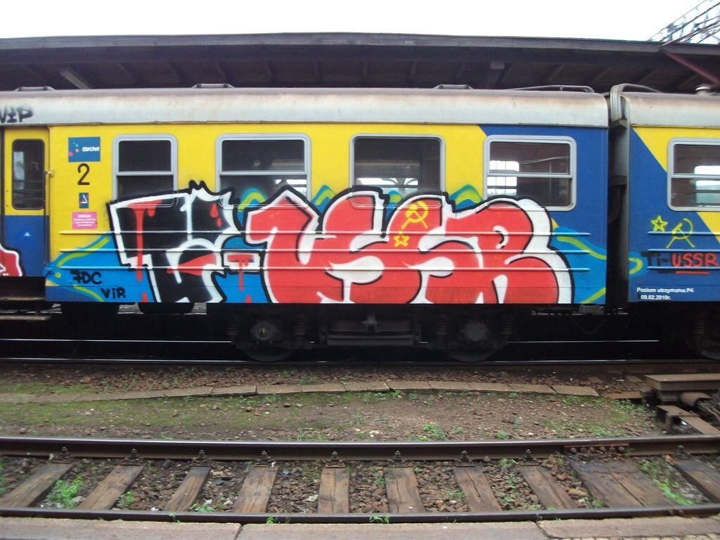 Graffiti Train - Photo by polandtrains