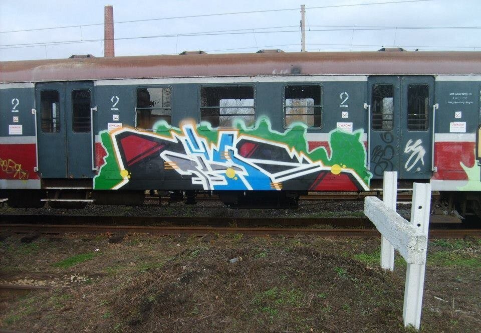 Graffiti Train - Photo by polandtrains