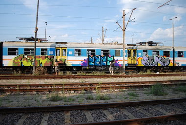 Graffiti Train - Photo by polandtrains