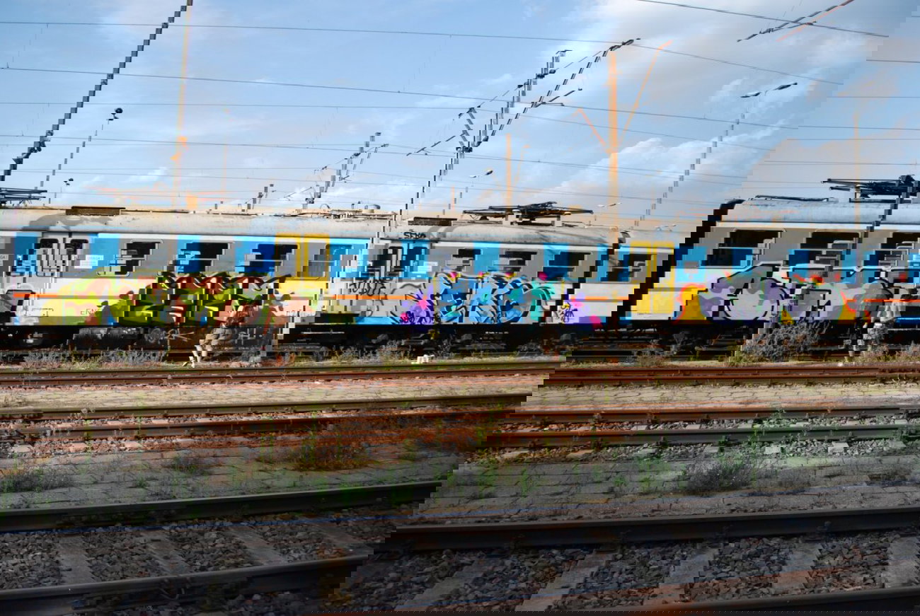 Graffiti Train - Photo by polandtrains