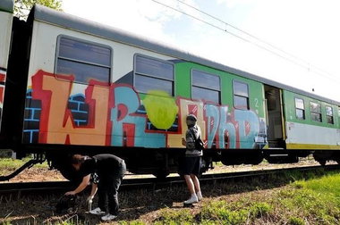 Graffiti Train - Photo by polandtrains