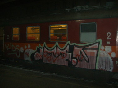 Graffiti Train - Photo by polandtrains