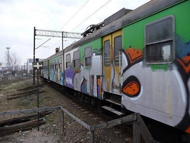 Graffiti Train - Photo by polandtrains