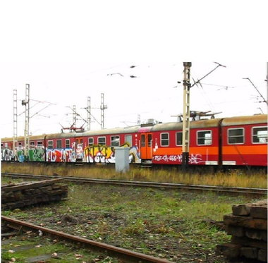 Graffiti Train - Photo by polandtrains