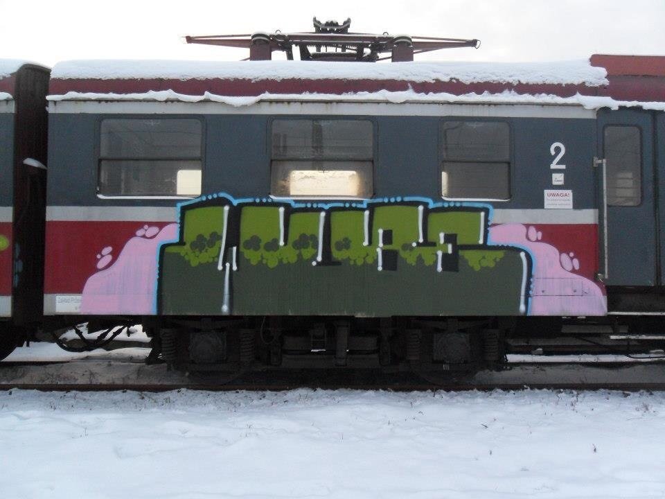 Graffiti Train - Photo by polandtrains