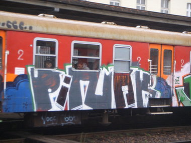 Graffiti Train - Photo by polandtrains