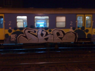 Graffiti Train - Photo by polandtrains