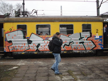 Graffiti Train - Photo by polandtrains