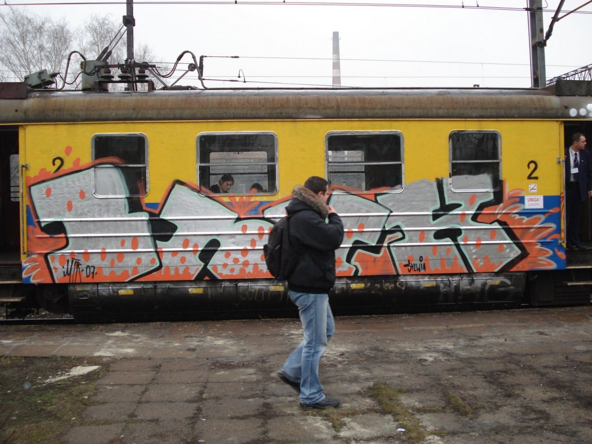 Graffiti Train - Photo by polandtrains