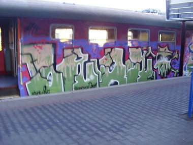 Graffiti Train - Photo by polandtrains