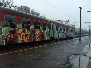 Graffiti Train - Photo by polandtrains