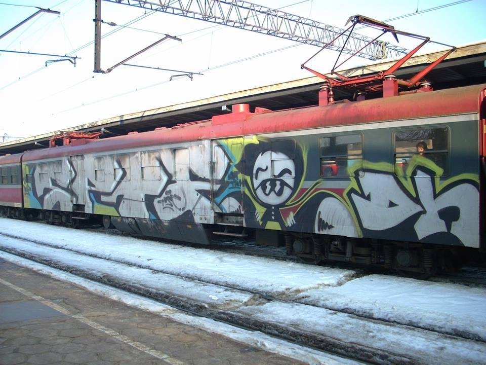Graffiti Train - Photo by polandtrains