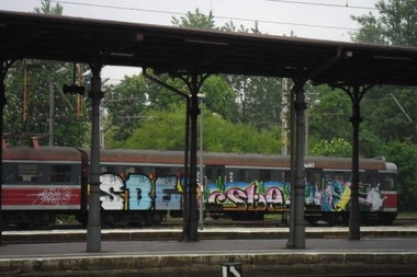 Graffiti Train - Photo by polandtrains