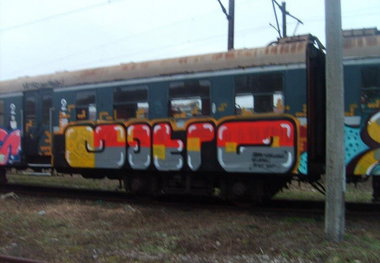 Graffiti Train - Photo by polandtrains