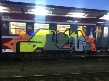 Graffiti Train - Photo by polandtrains