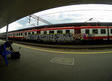 Graffiti Train - Photo by polandtrains
