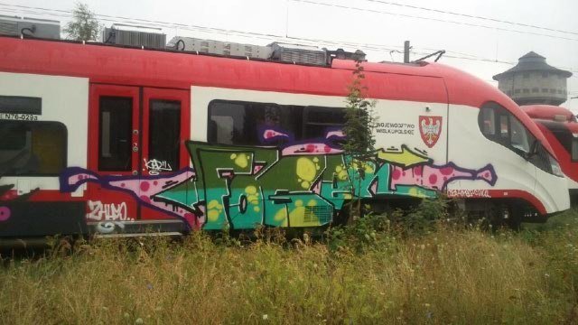 Graffiti Train - Photo by polandtrains