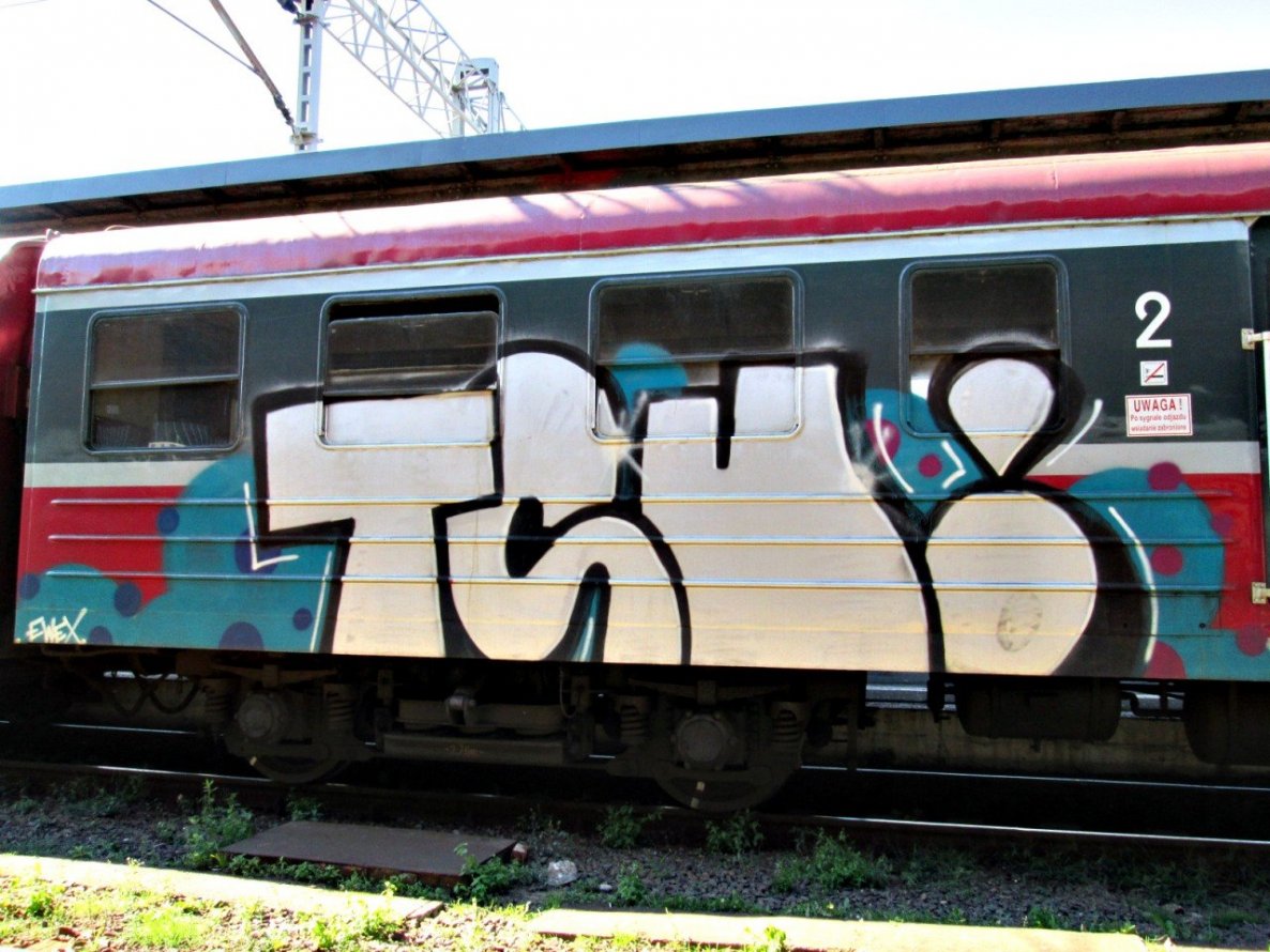 Graffiti Train - Photo by polandtrains