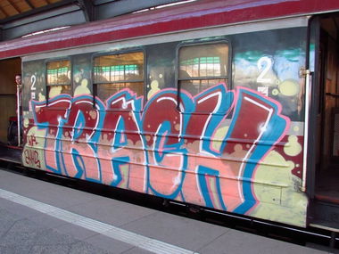Graffiti Train - Photo by polandtrains