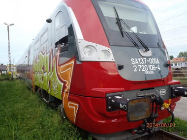 Graffiti Train - Photo by polandtrains